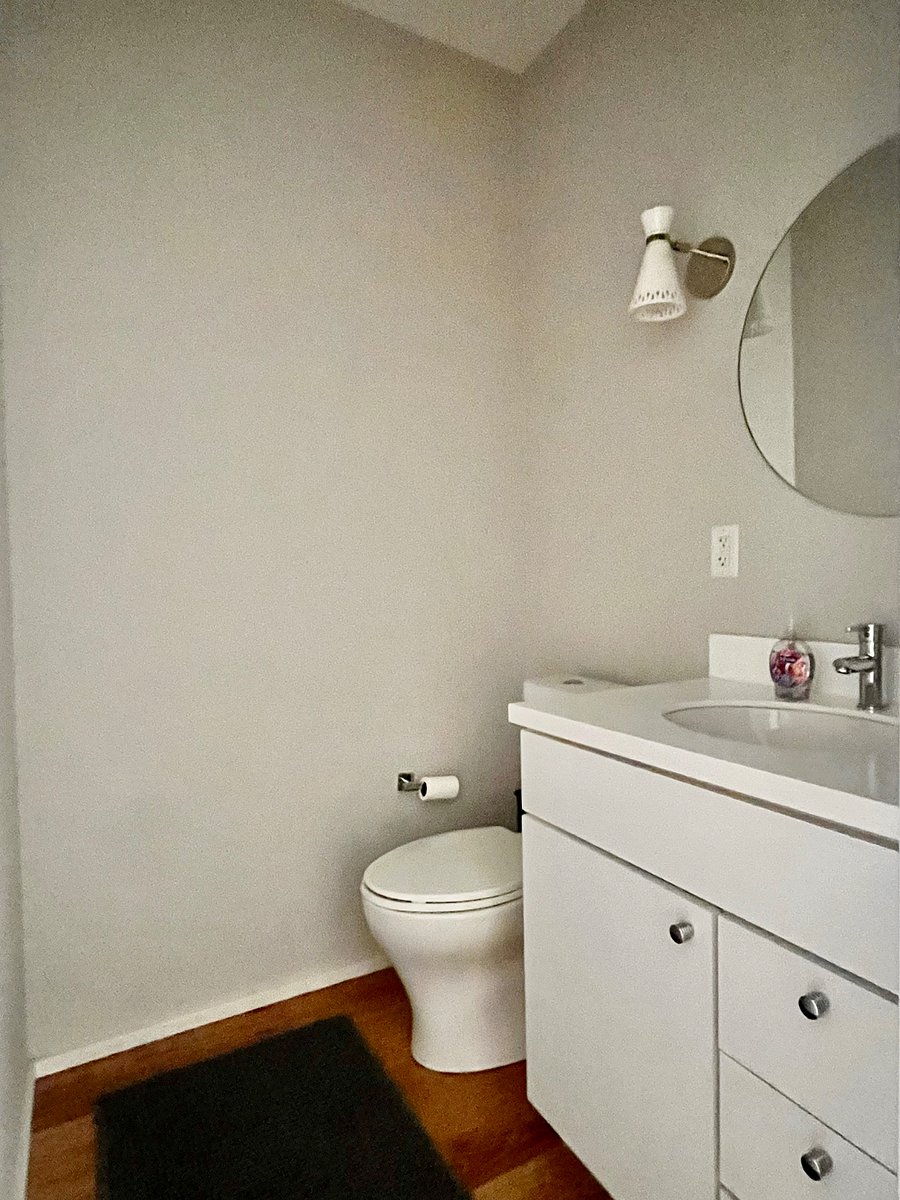 1/2 bath on main level