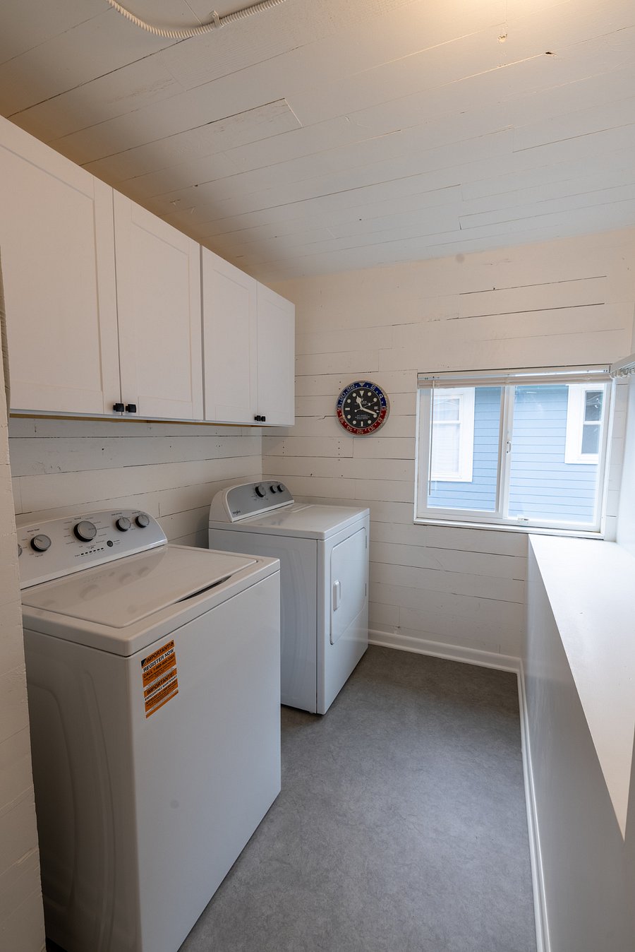Upstairs laundry room