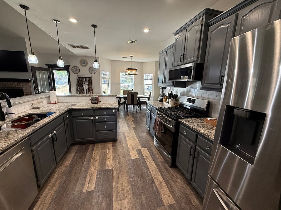 Kitchen Overlooking the Dining Room