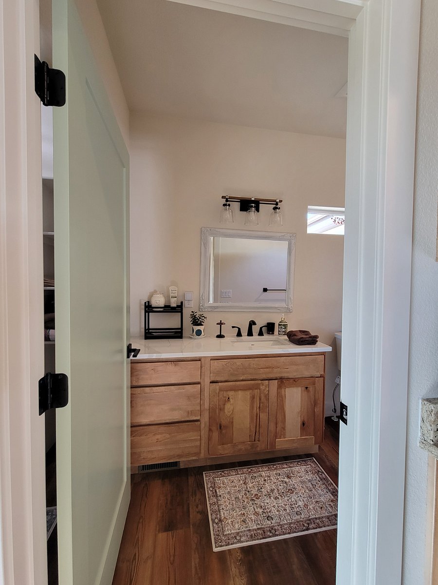 Spacious private bathroom