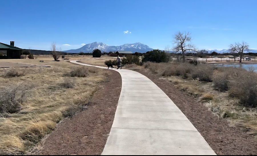 3 mile paved walking path around Martin Lake in LSP.