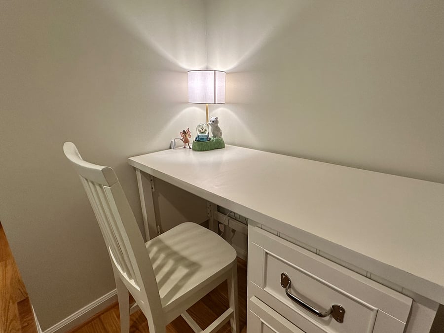 One of three desk spaces throughout the home.