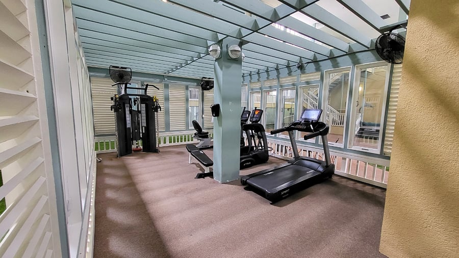 Fitness center in building 3