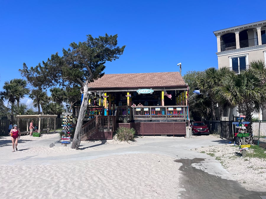 Cocos on the beach casual outdoor bar and restaurant 