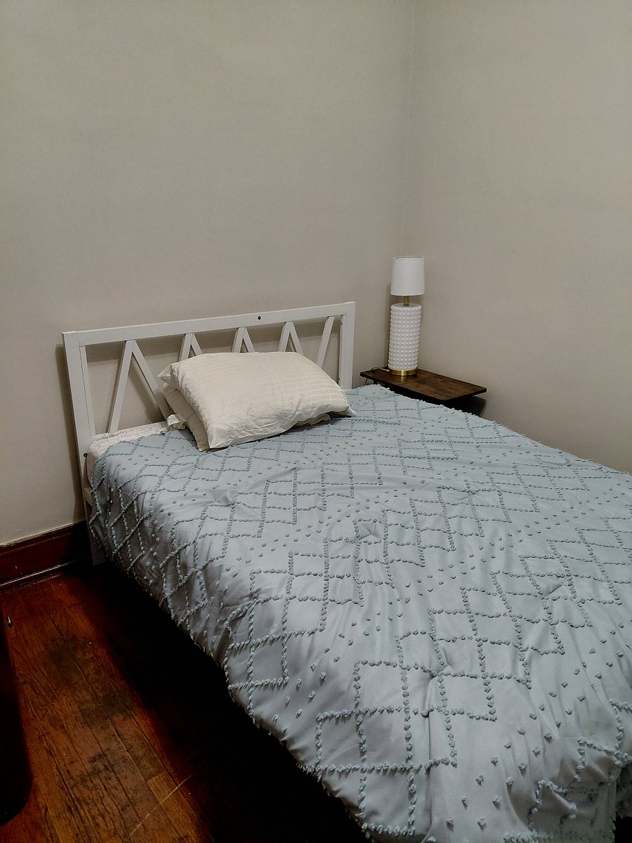 Includes Chest of drawers and new laundry hamper in closet.  New PIllows.