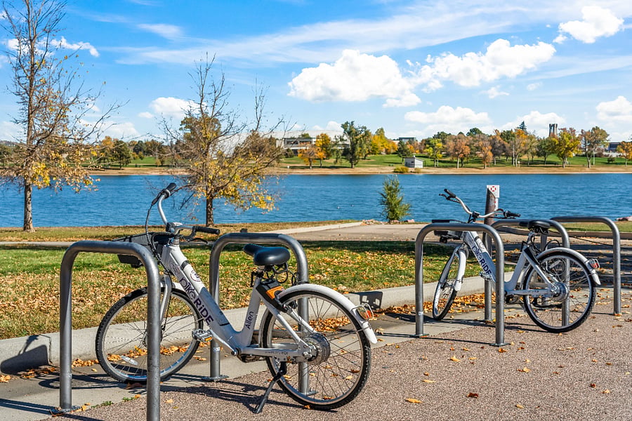 E-bike rentals in front of home 
