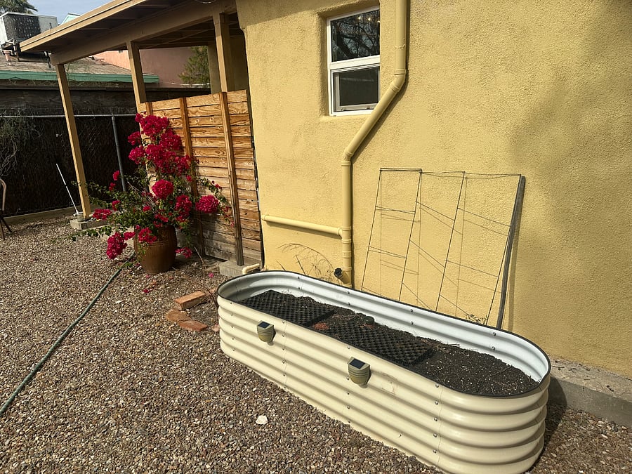 Raised garden bed for your use