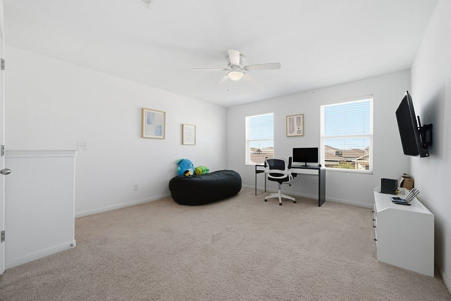 Upstairs den