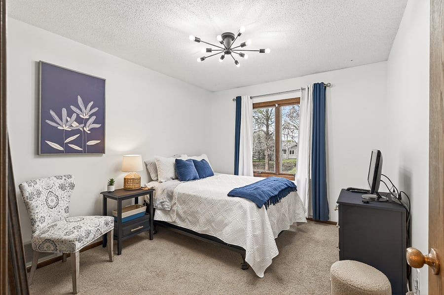 Another view of the second bedroom.