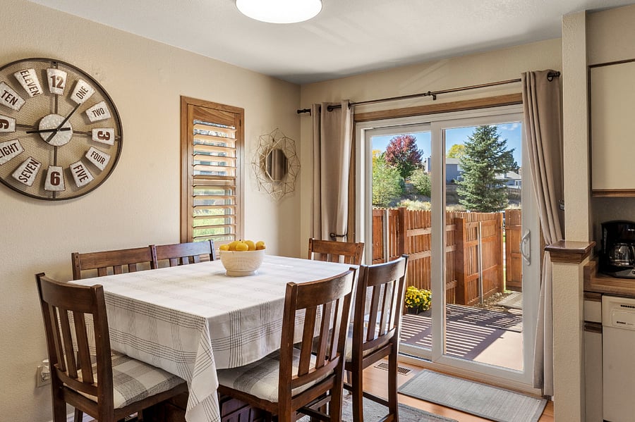 Recently exchanged in a chair height table for easier, and more comfortable use. The new table lives, and looks much better. Professional pictures coming as soon as current guest leaves. 