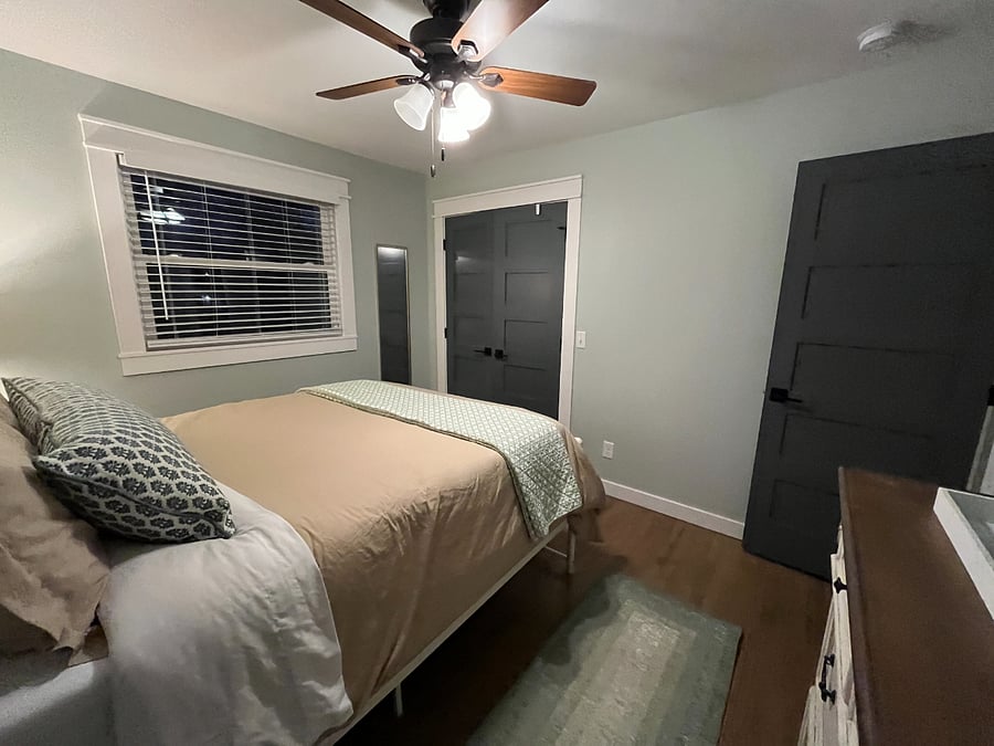 North Guest Room with queen bed