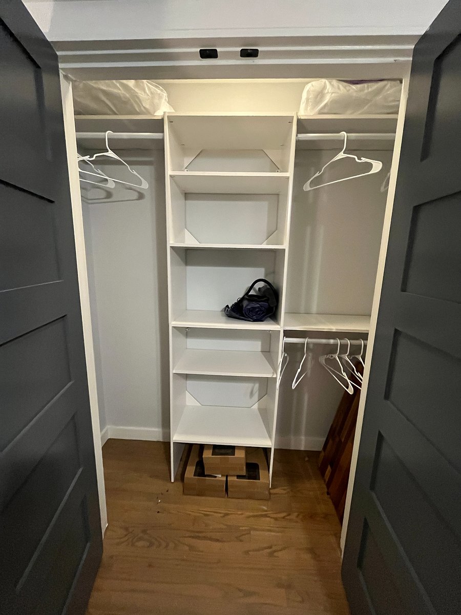 Guest room closet