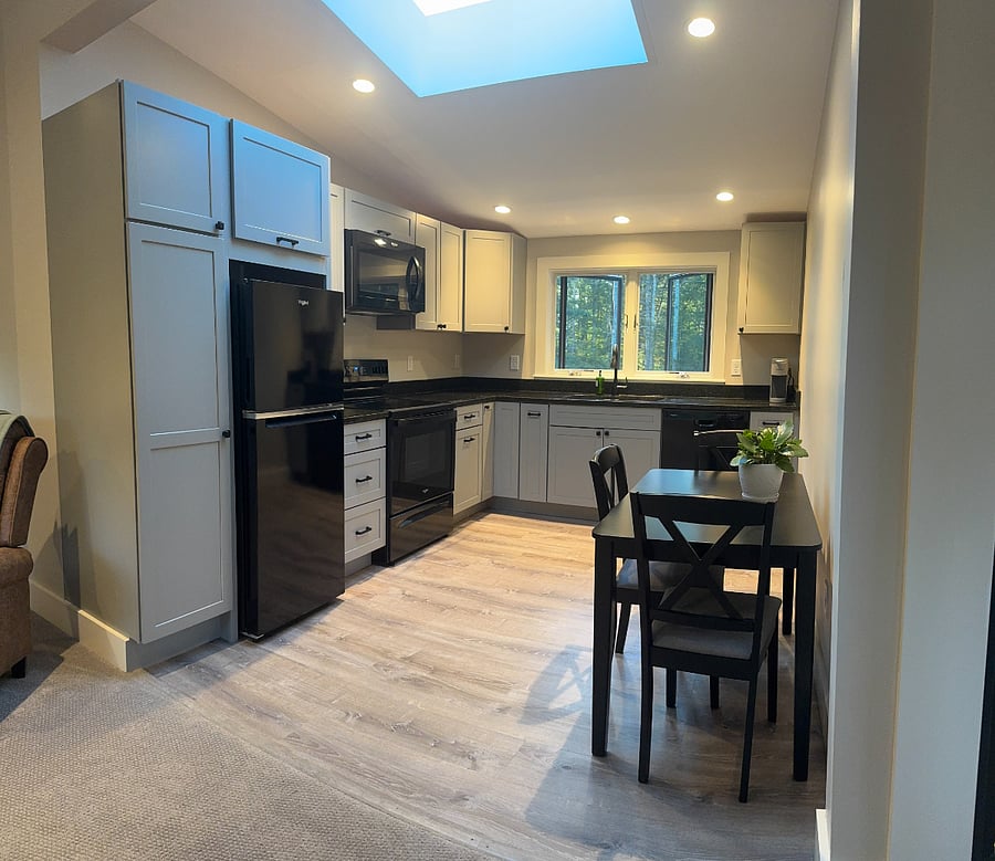 Kitchen stocked with everything you need.