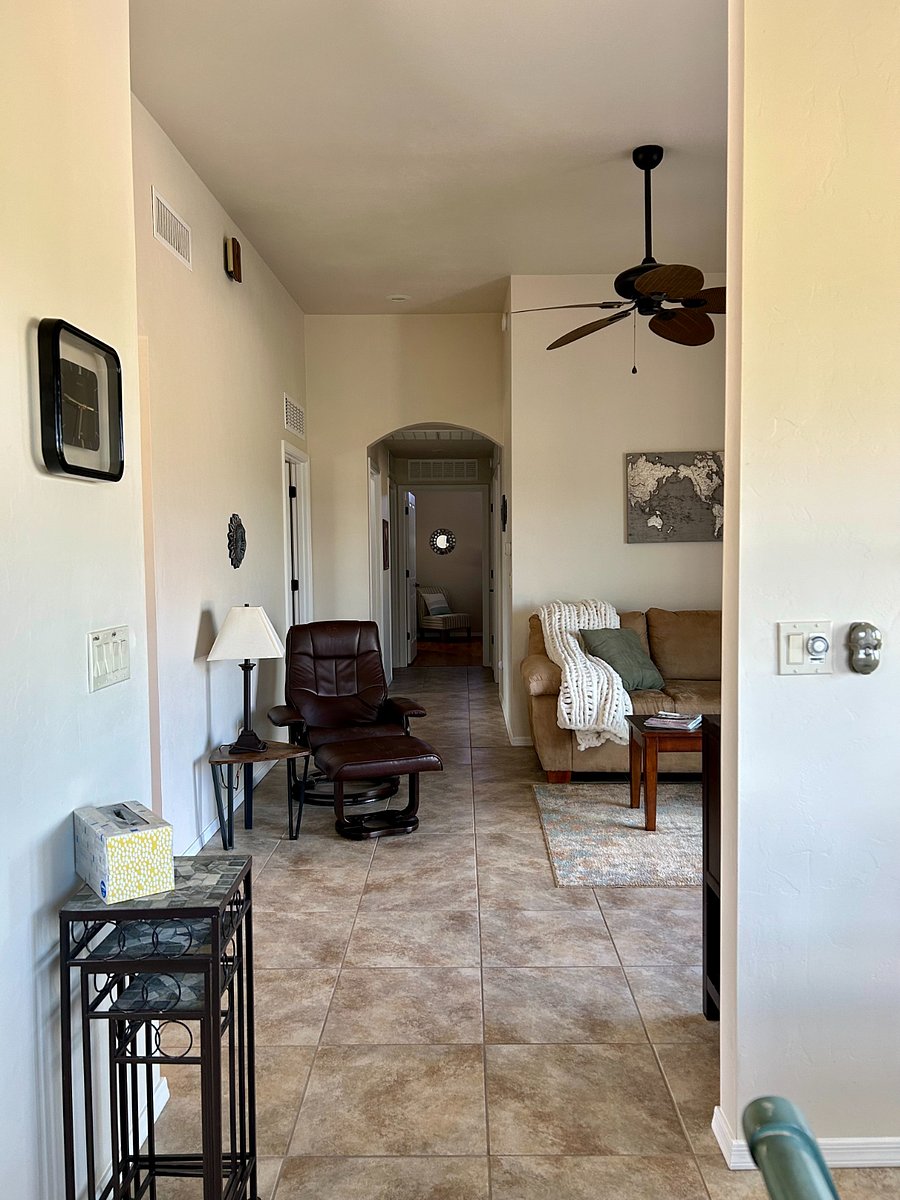 Hallway from family room to bedrooms