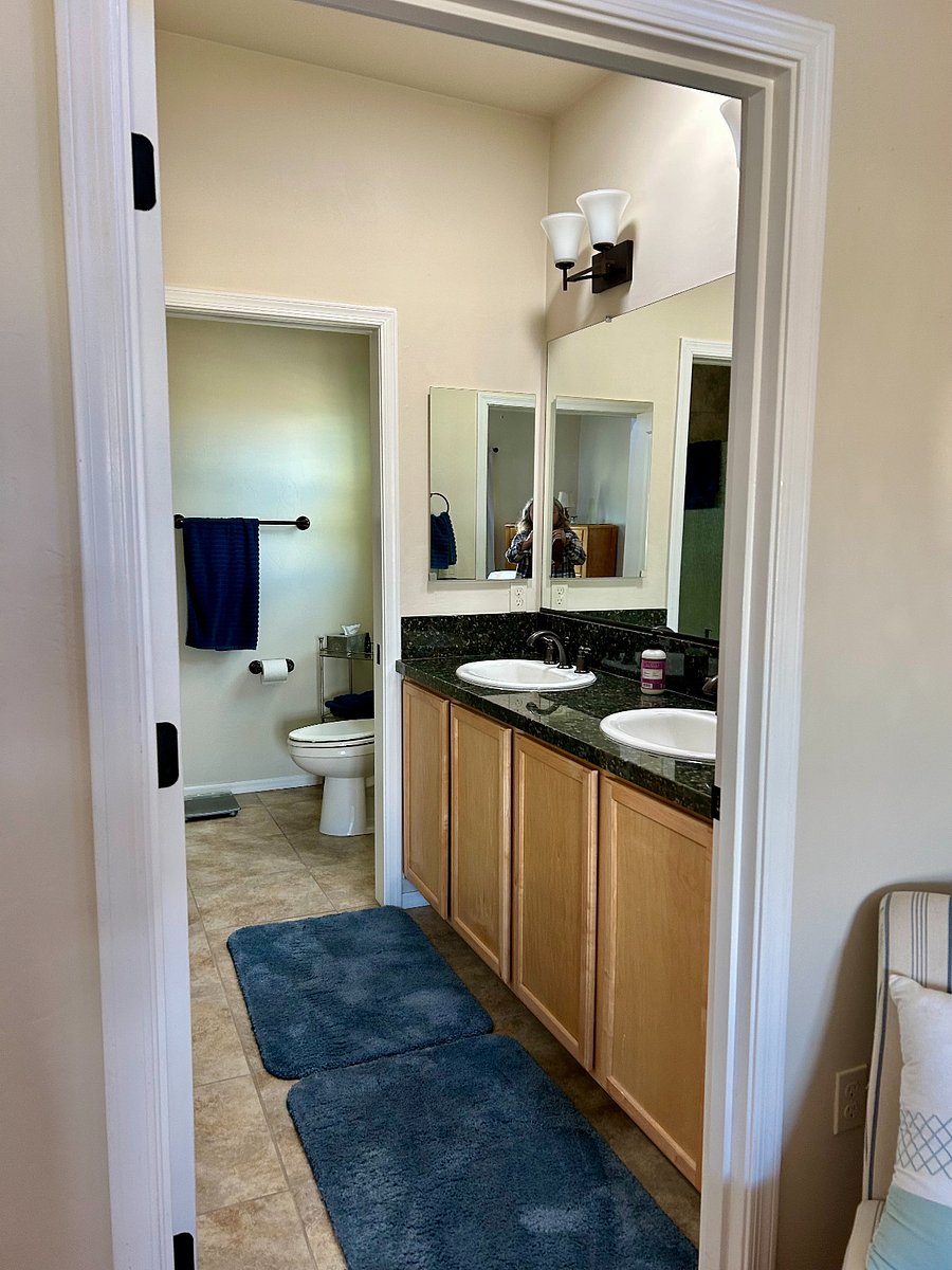 Primary bath with walk in shower