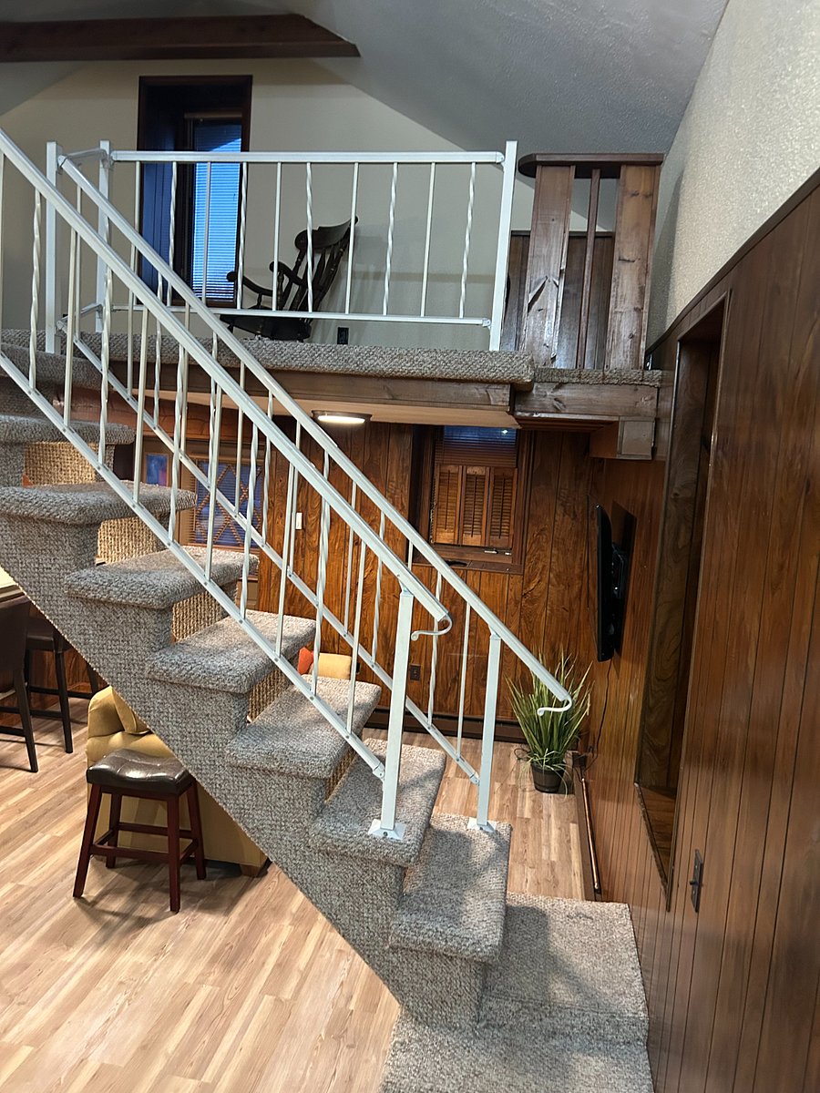 Stairs to bonus loft area