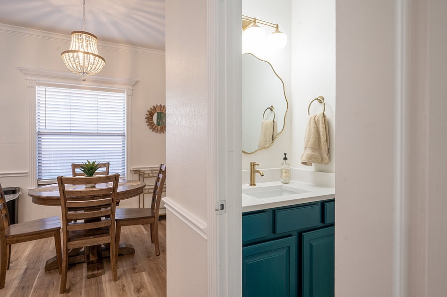 Downstairs half-bath.