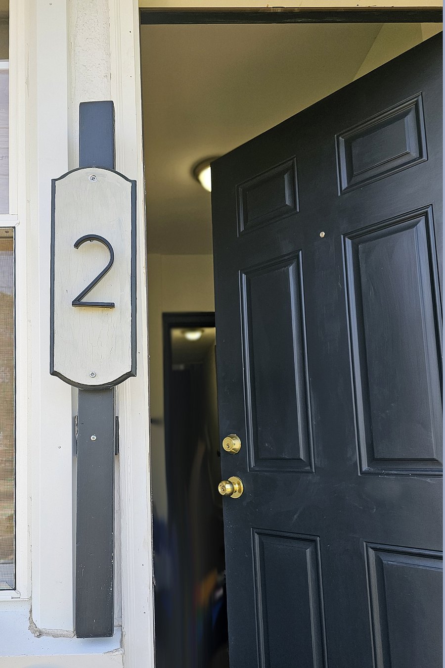 The 'Blue Pod' boasts a private entrance to the second floor.