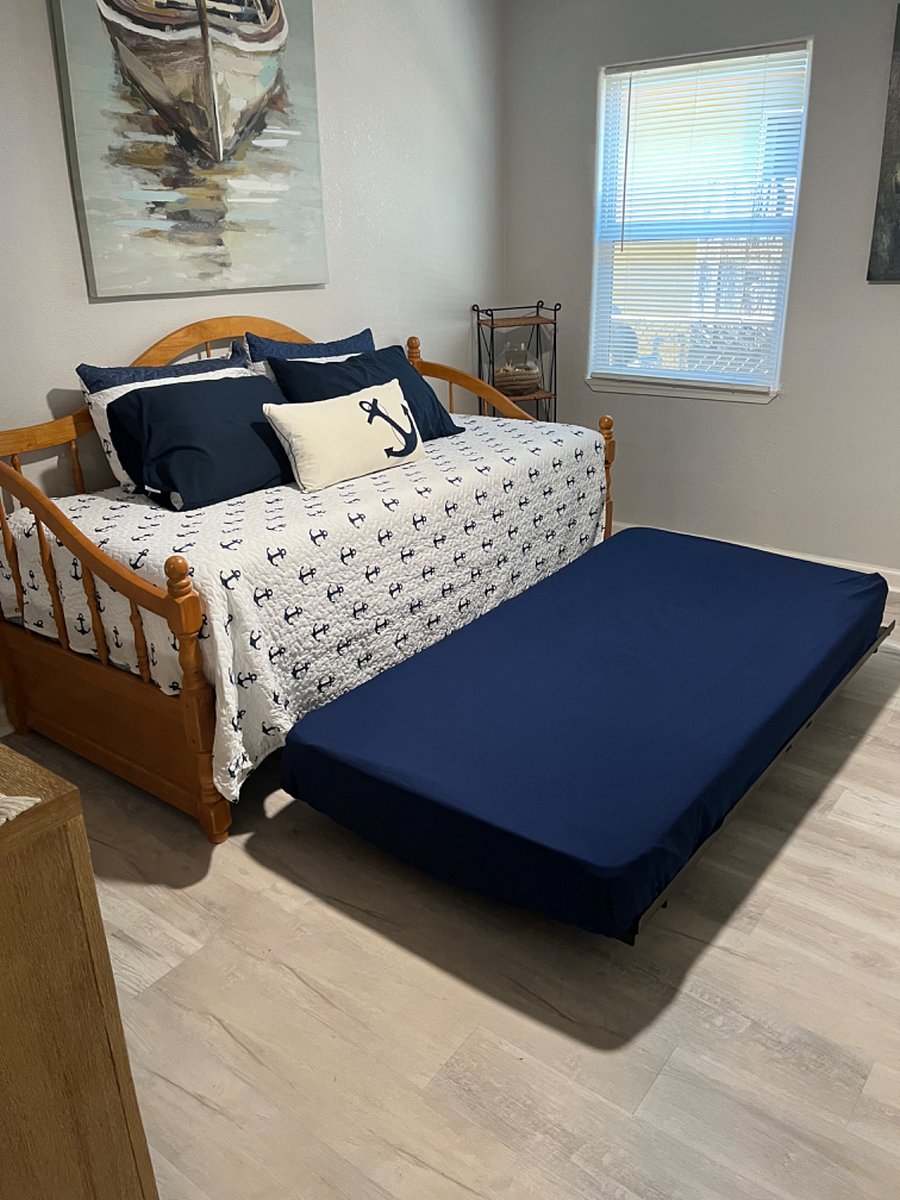 1st bedroom with twin trundle bed