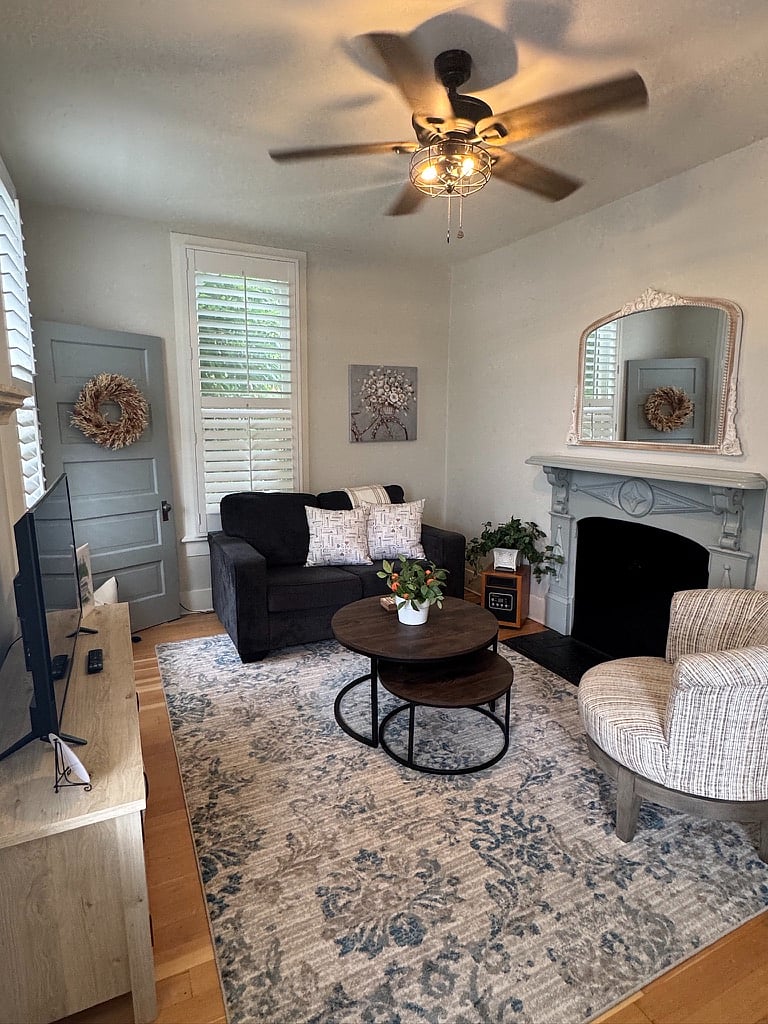 Unit A living room