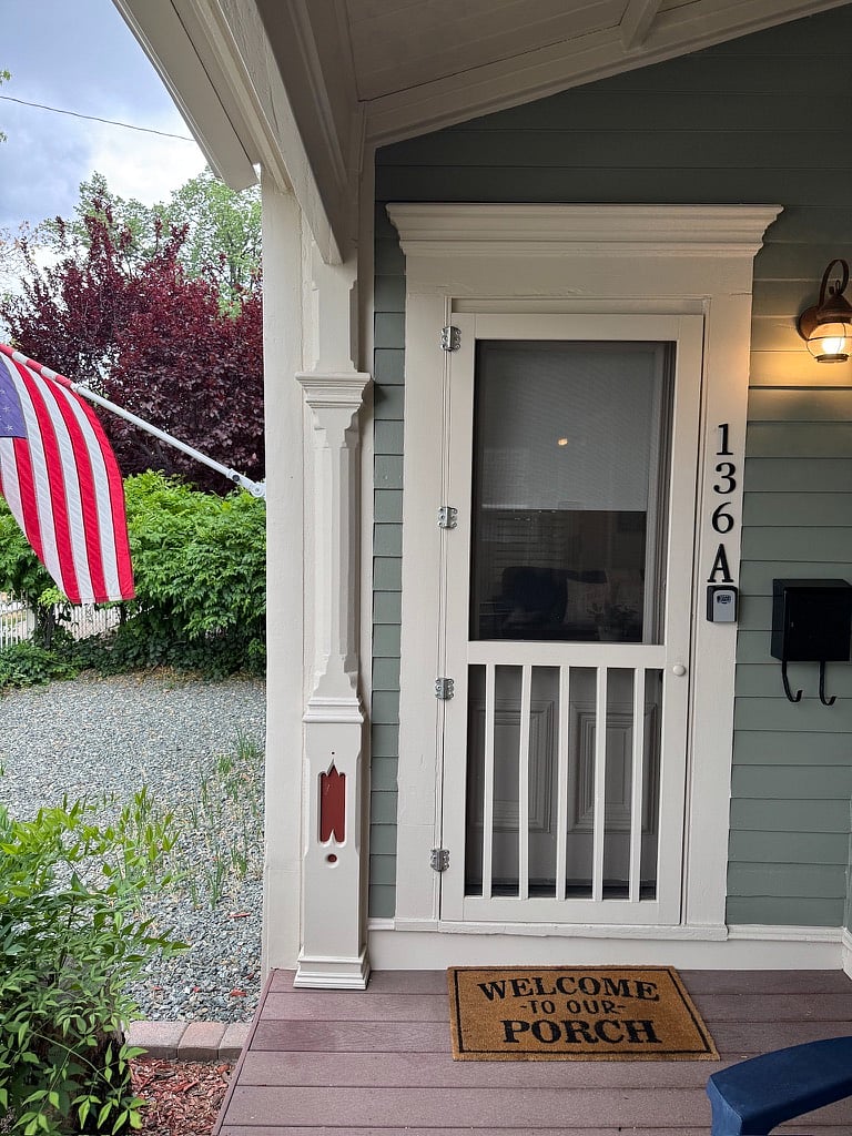 Unit A front door