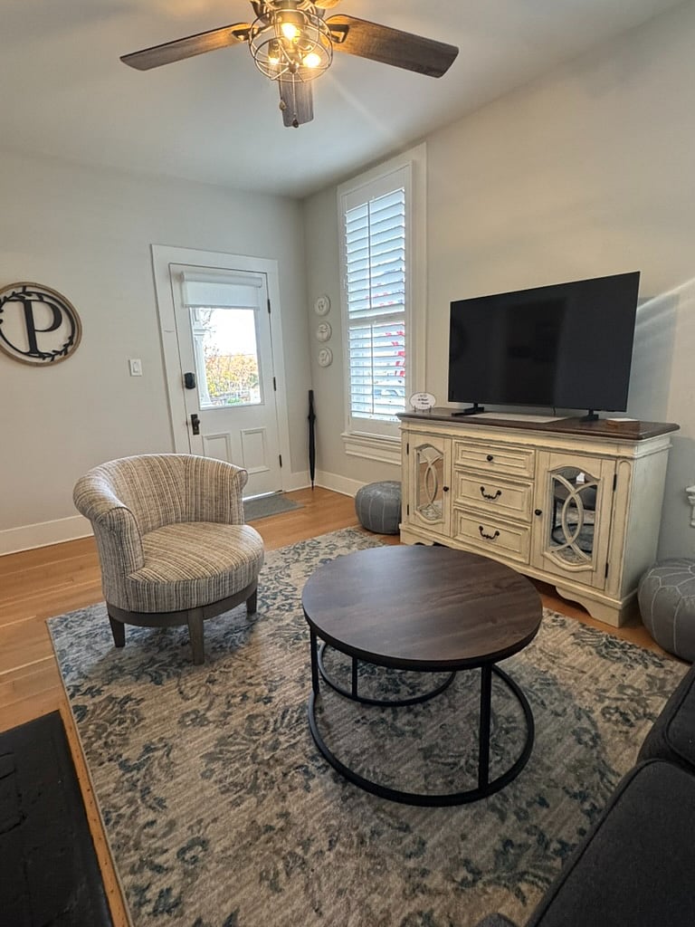 Unit A living room