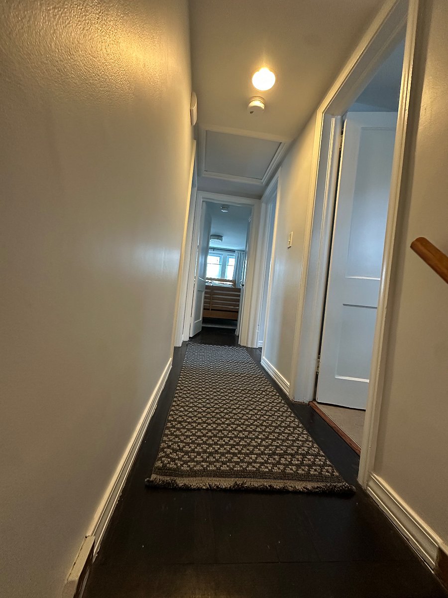 Hallway accessing all rooms