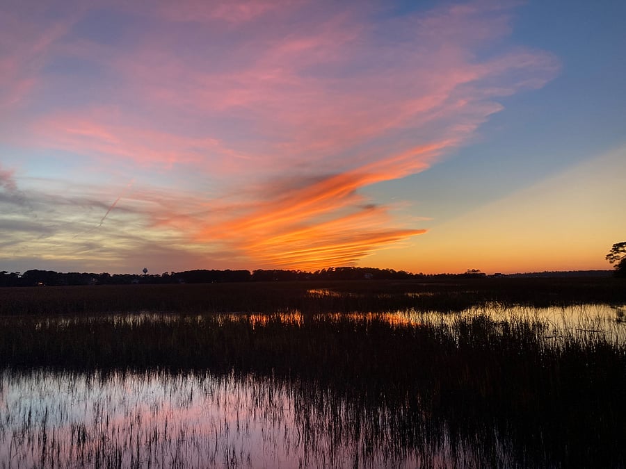 Beaufort has the most beautiful sunsets
