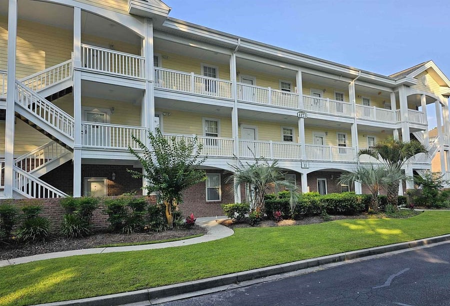 The walk-up condo is on the second floor. No elevator.