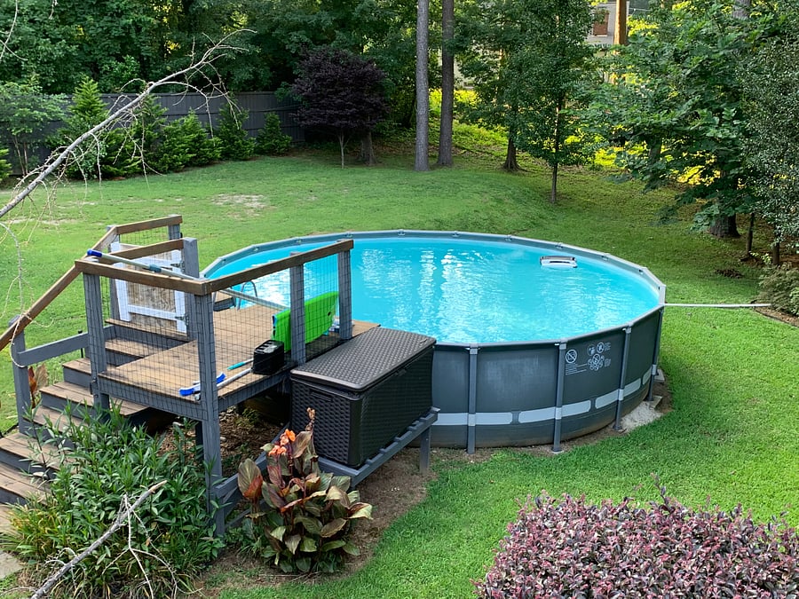 Backyard pool