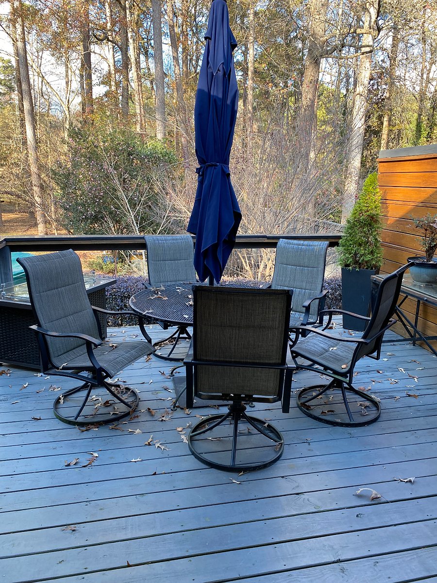 Deck in Backyard