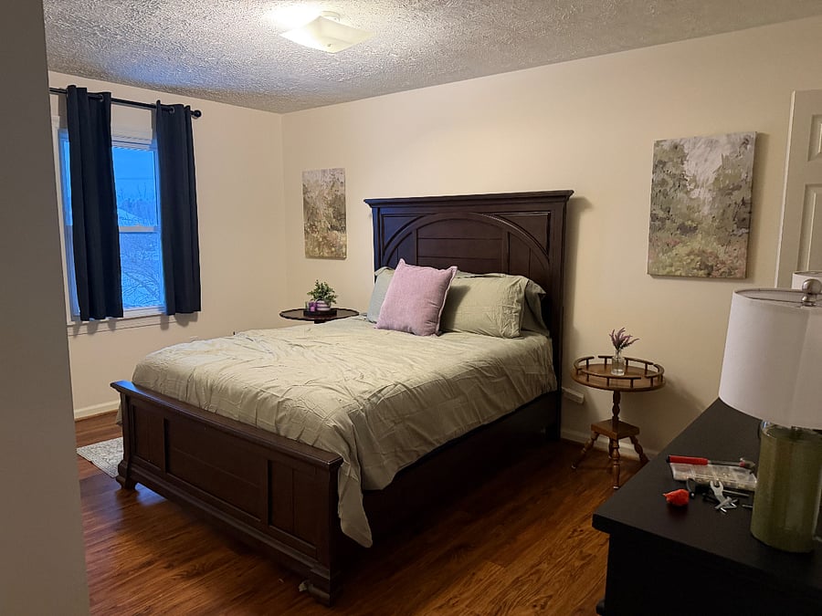 Primary bedroom with ensuite
