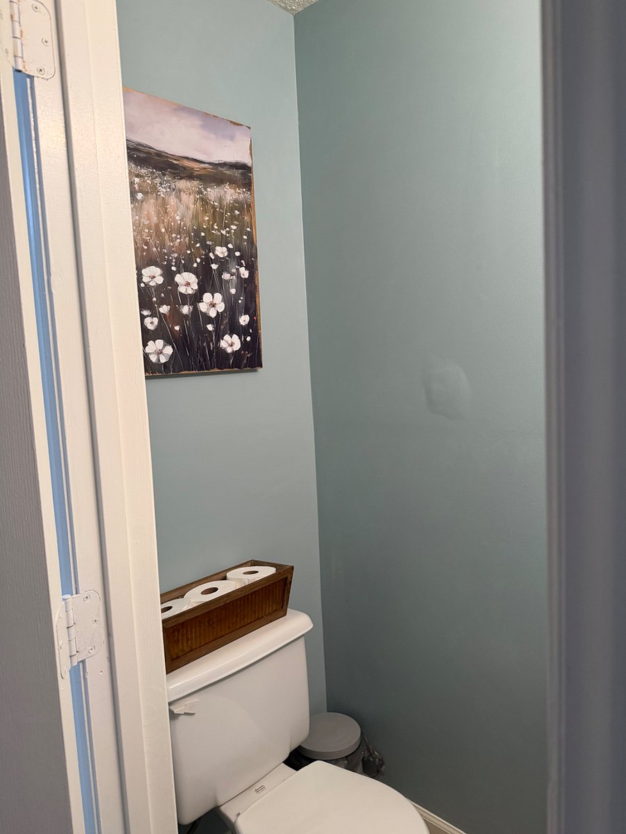 Main level powder room