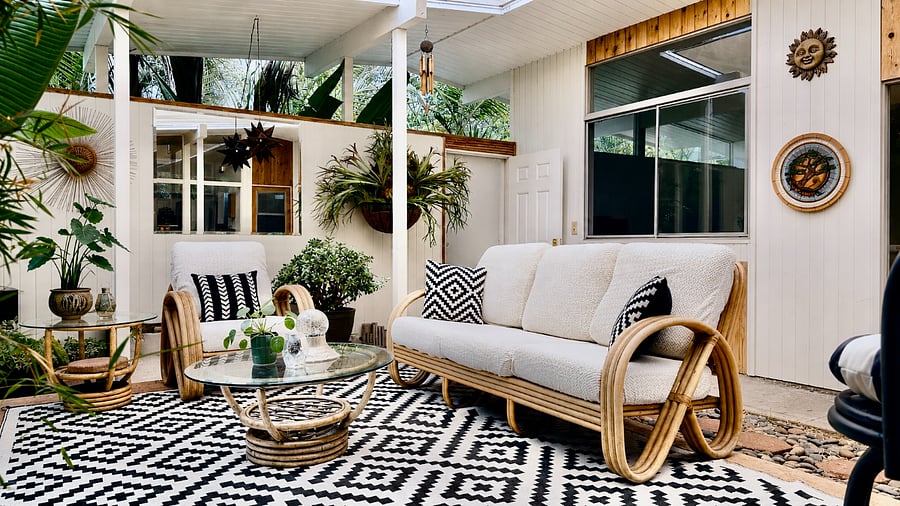 Natural light and fresh air flow throughout the home.