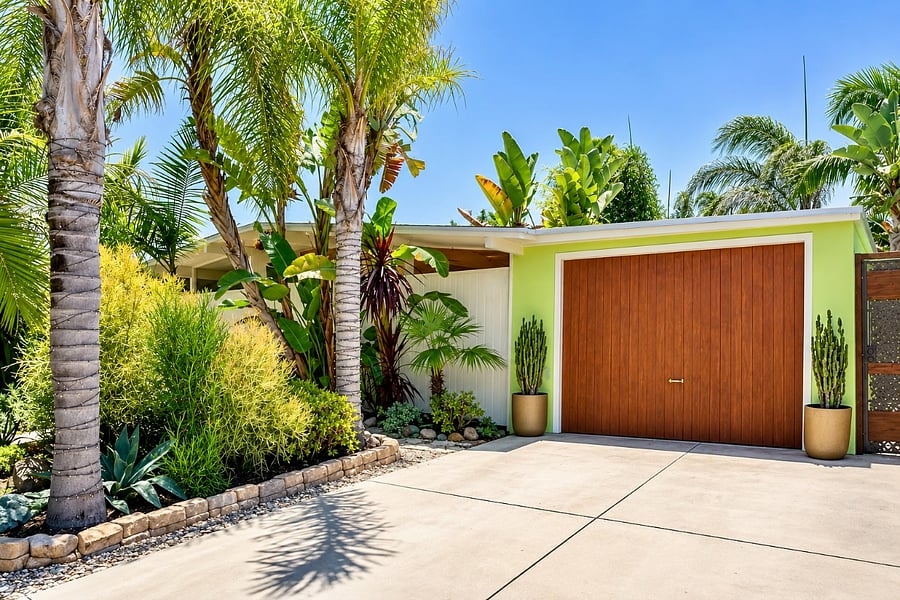 Convenient private driveway parking with easy access to the home.