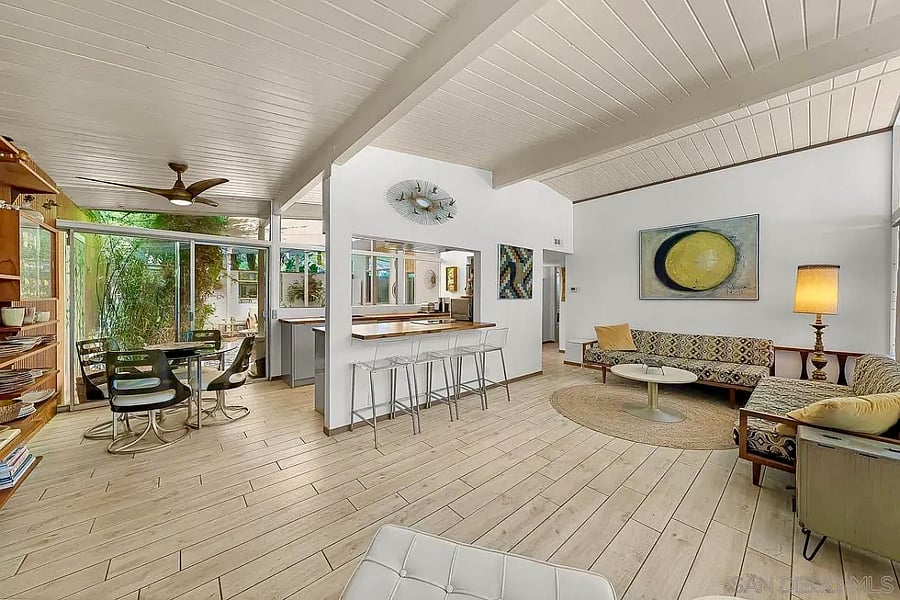 The open-concept living space is bright, spacious, and inviting.