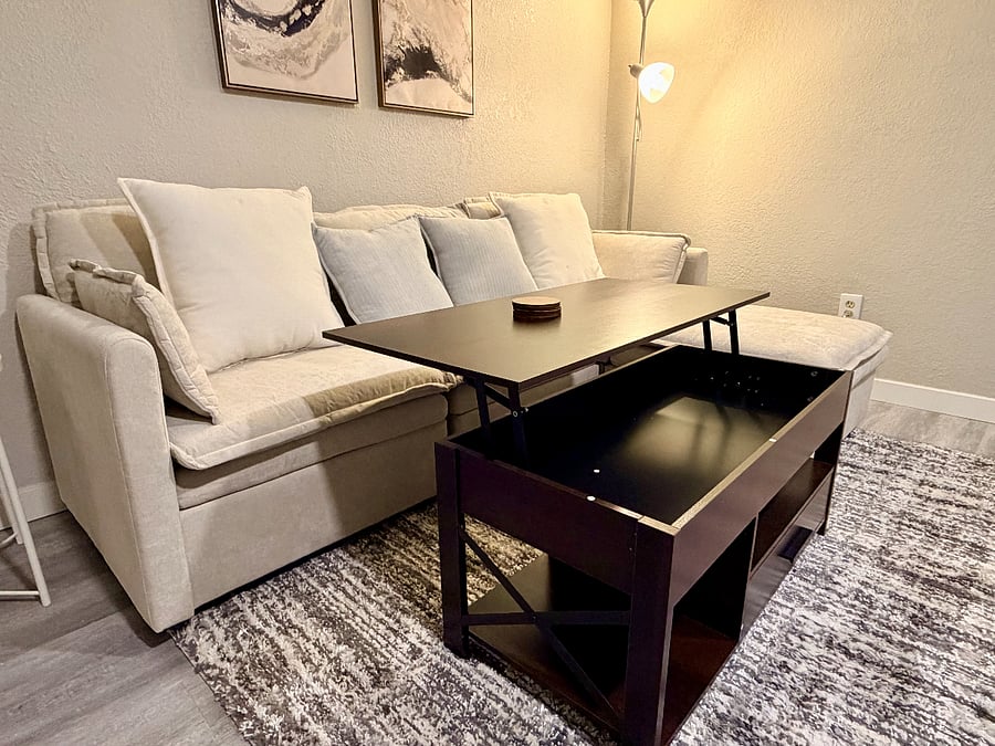 Living Space (Coffee table open)