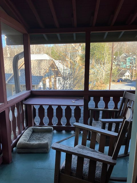 Screened in Sky porch