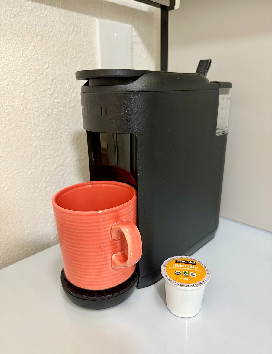 Keurig and pour-over coffee makers are provided.