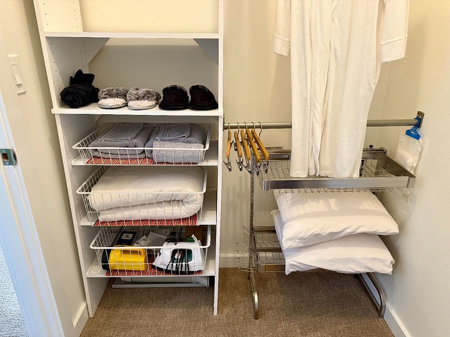 Big walk-in-closet.