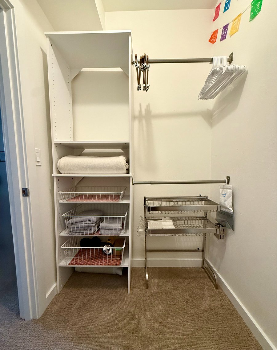 Big walk-in-closet!
