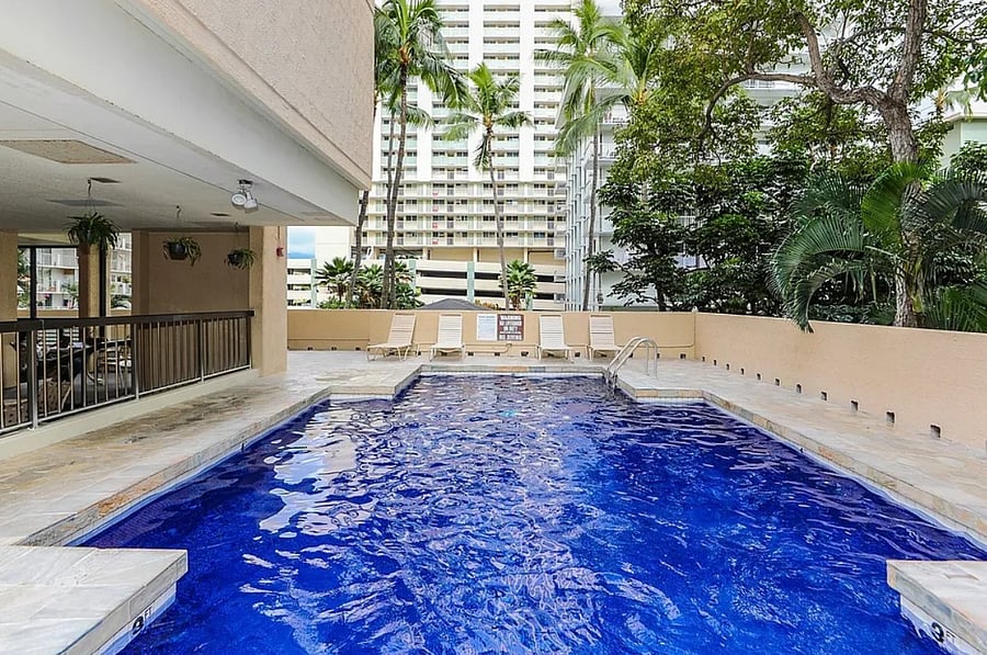 Pool at Aloha Drive Building