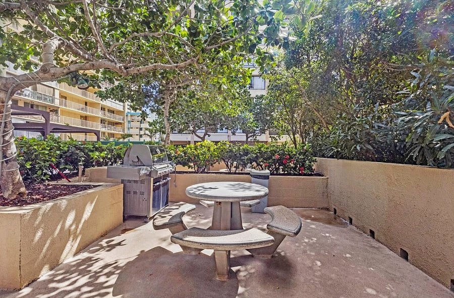 One of the BBQs at the Lewers St Building
