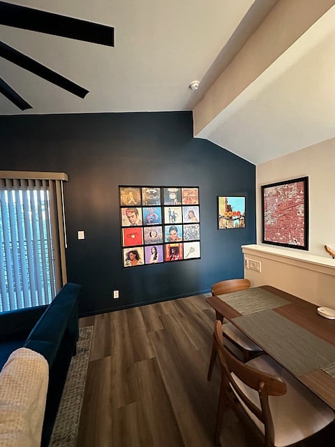 Record Wall & Player