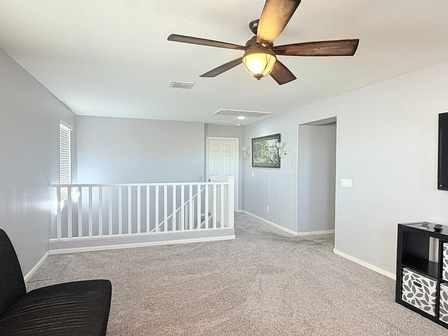Loft view of the stairway.