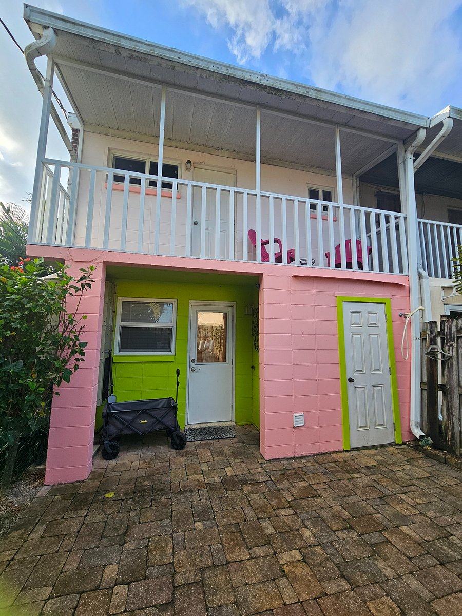 Back of the townhouse and your balcony above.
