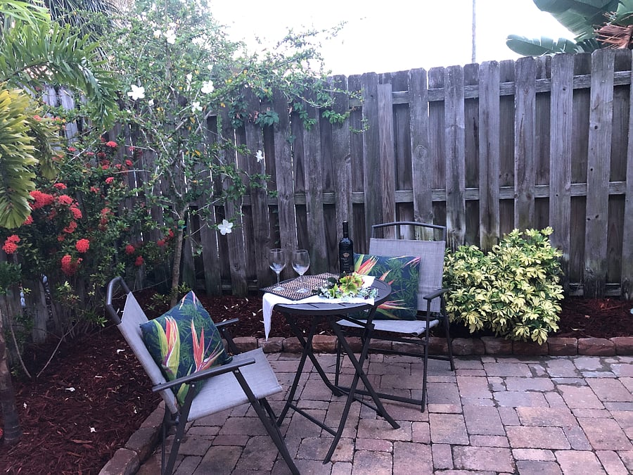 private back yard