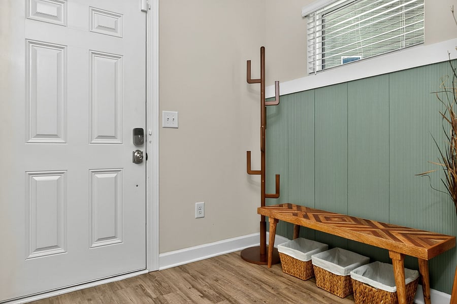 Door way that Walks straight to the kitchen Modern Southern Charm Beautiful Home