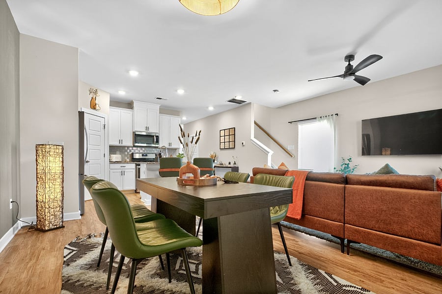 Enjoy seamless flow between the living room, kitchen, and dining area. Ideal for entertaining, conversation, and shared experiences.