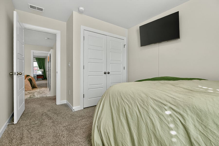 Your guests will feel right at home in this welcoming room with a comfortable queen bed and peaceful vibe.